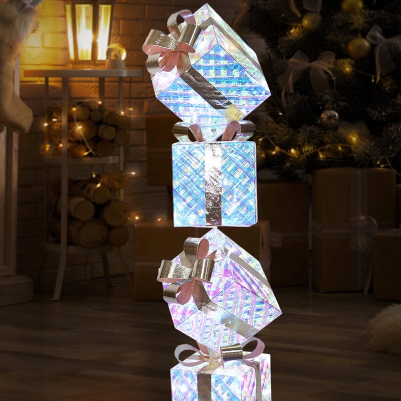 Led Present Stack LED Dual Colour Blossom Tree (2.5m) - Christmas Decorations & Party ...